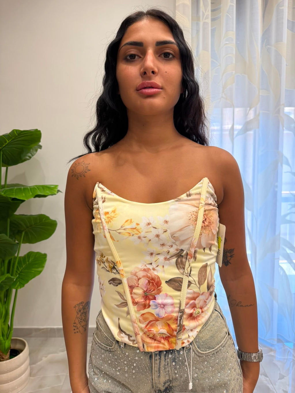 Corsetto fiori